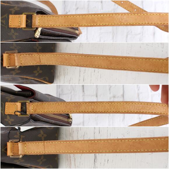 Louis Vuitton Viva Cite PM Small Crossbody & Shoulder Leather Red Purse A4573 - Picture 9 of 13